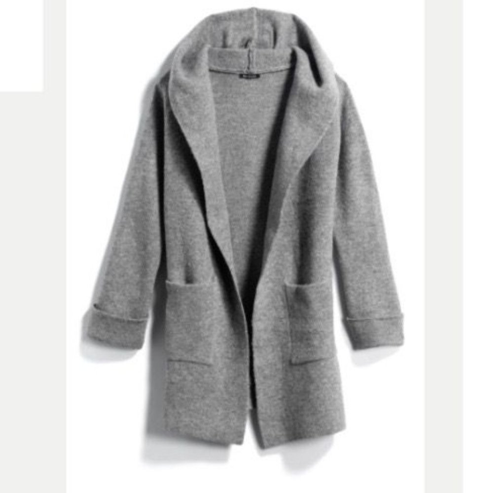 Pink Clover "Dandelion" Gray Duster Cardigan
